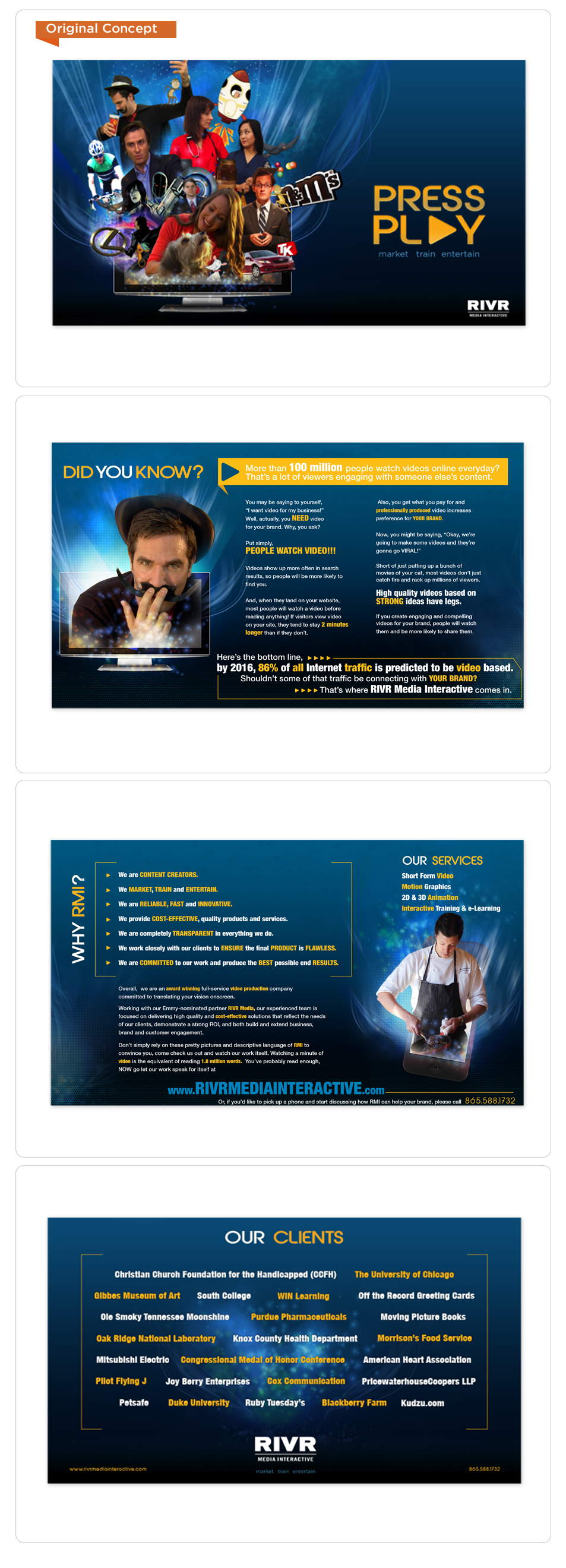 Posters RMI - Work Michael Hyneman